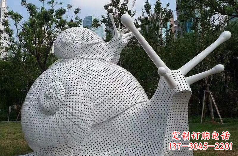 甘肃不锈钢蜗牛雕塑把自然美搬进家居