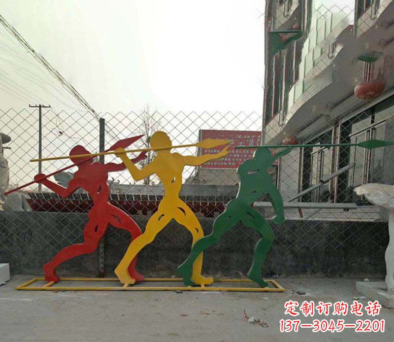 甘肃不锈钢标枪雕塑一种新兴的艺术形式