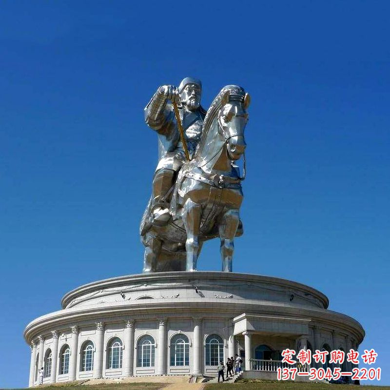 甘肃不锈钢成吉思汗雕塑——一座引人入胜的大型雕塑