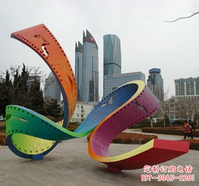 甘肃精美的不锈钢城市景观雕塑
