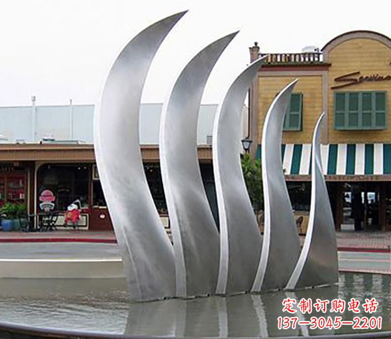 甘肃不锈钢翅膀雕塑给空中带来力量与美丽