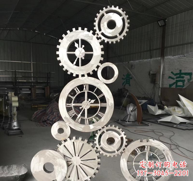 甘肃不锈钢齿轮景观雕塑