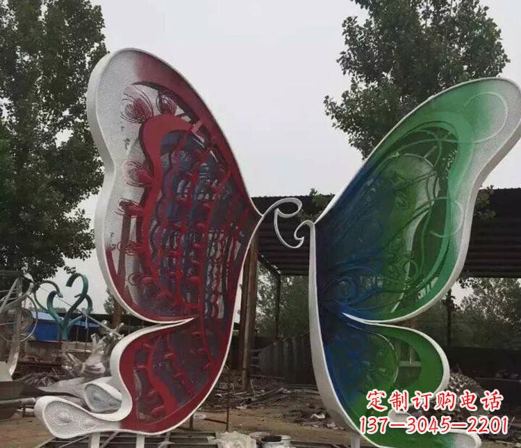 甘肃不锈钢蝴蝶公园动物雕塑