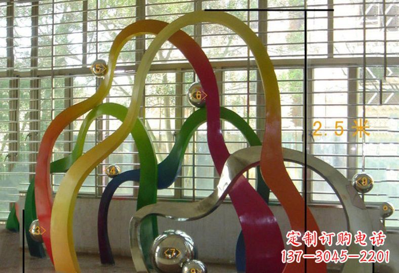 甘肃不锈钢假山雕塑精致耐用的艺术品