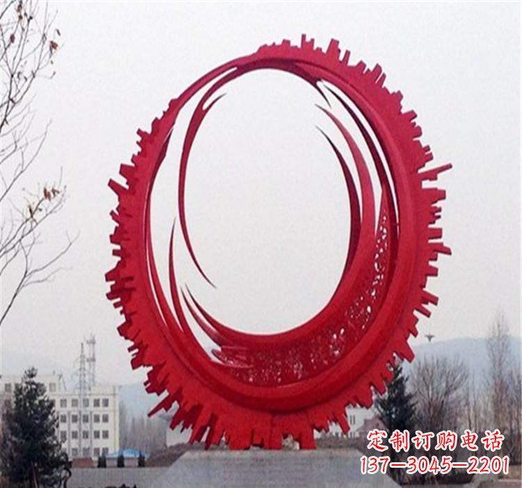 甘肃不锈钢齿轮雕塑令人惊叹的精细艺术