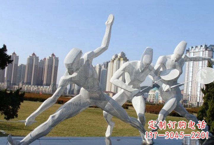 甘肃精致不锈钢羽毛球雕塑