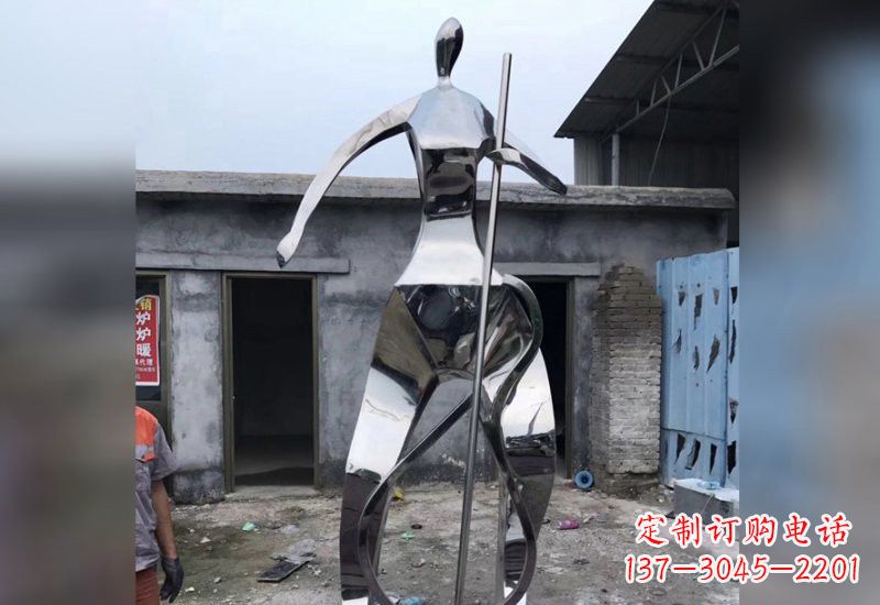 甘肃精致的不锈钢大提琴雕塑