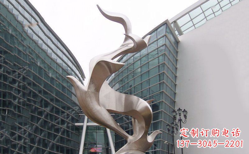 甘肃不锈钢大雁雕塑