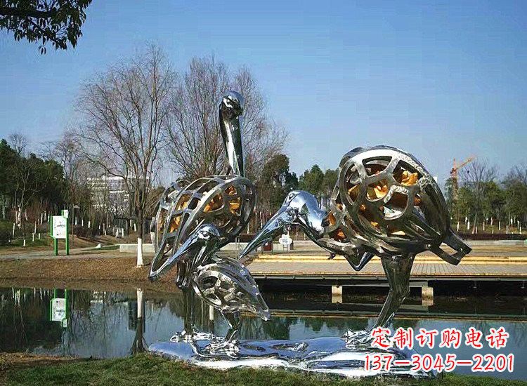 甘肃精美非凡的不锈钢丹顶鹤雕塑