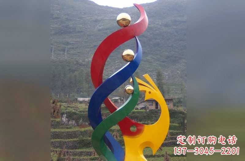 甘肃不锈钢凤凰雕塑象征着精致的美