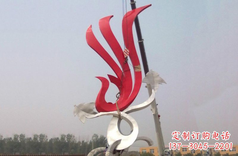 甘肃不锈钢凤凰雕塑安装介绍