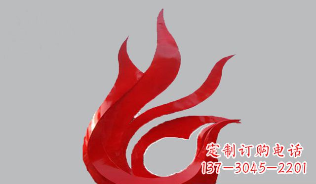 甘肃不锈钢凤凰雕塑——传承古代文化之美