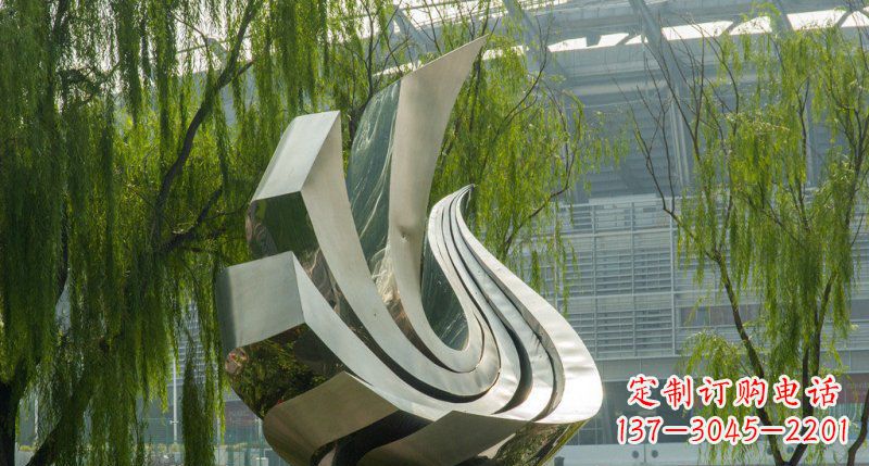 甘肃不锈钢凤凰雕塑美丽的象征