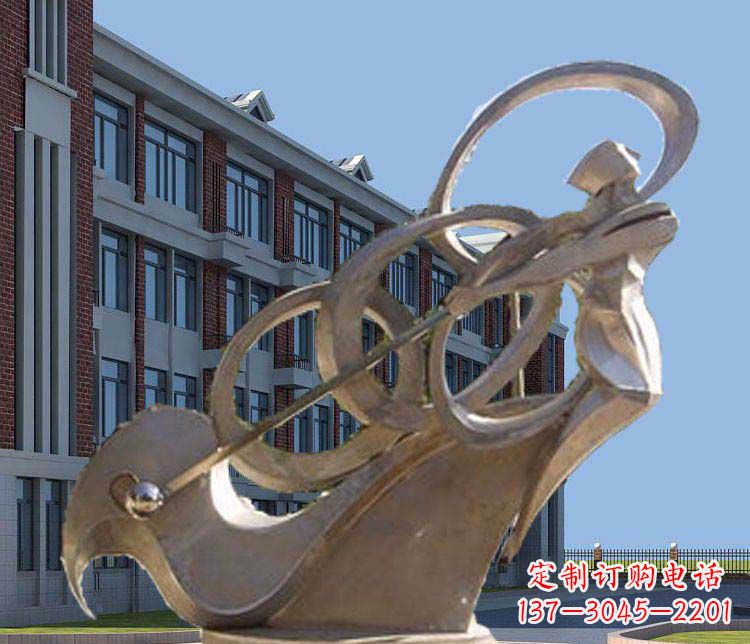 甘肃不锈钢制作的高尔夫球人物雕塑