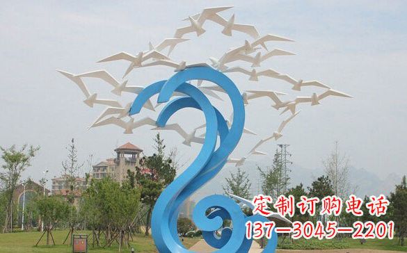 甘肃不锈钢海鸥雕塑