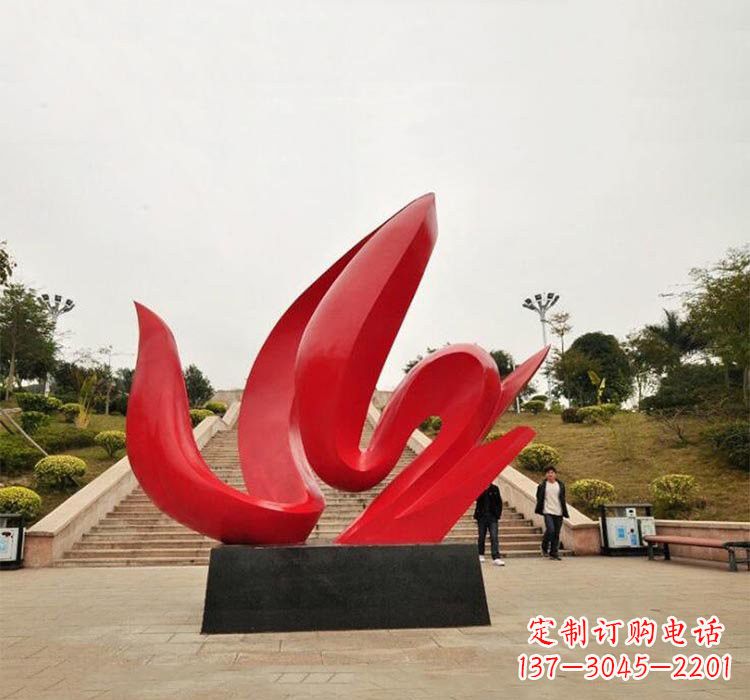 甘肃不锈钢火苗雕塑艺术之灵感