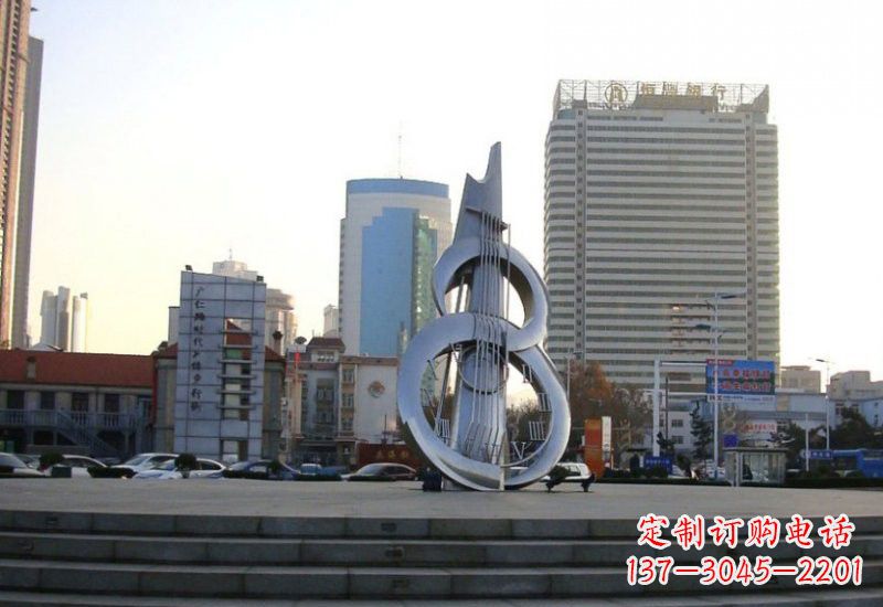 甘肃不锈钢吉他雕塑