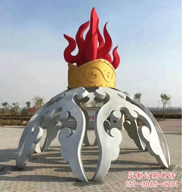 甘肃不锈钢拱门雕塑精致而又充满艺术气息