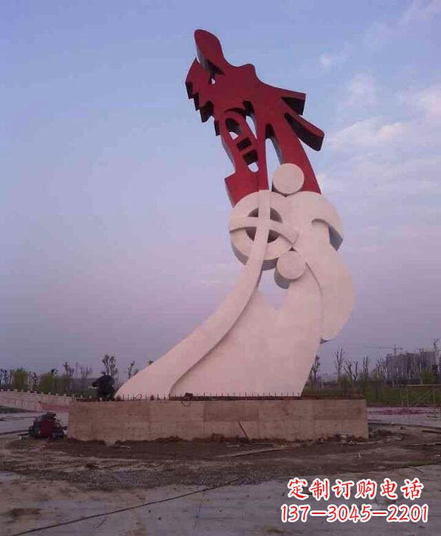 甘肃不锈钢龙雕塑点亮龙城市景观