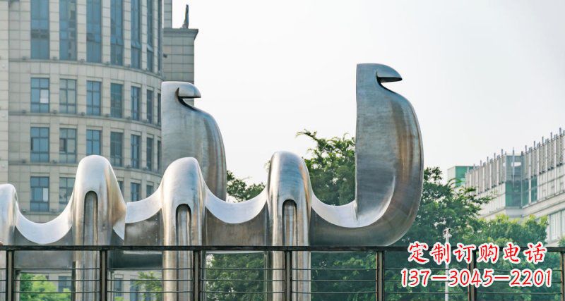 甘肃不锈钢骆驼给街边带来美丽