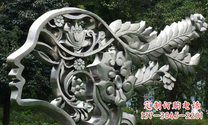 甘肃不锈钢头像雕塑——精美绝伦