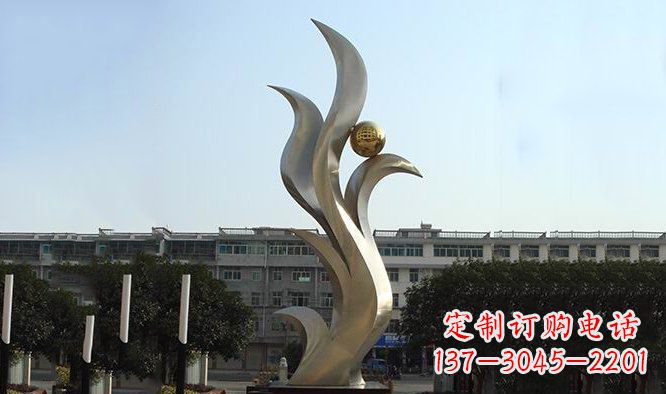 甘肃精美不锈钢凤凰雕塑