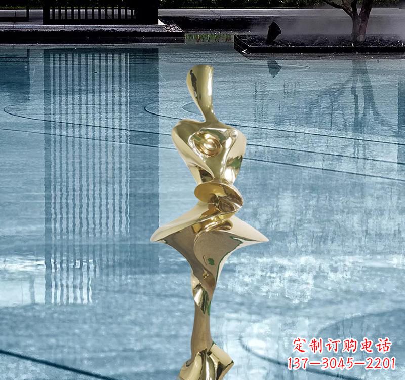 甘肃不锈钢材质的人体雕塑