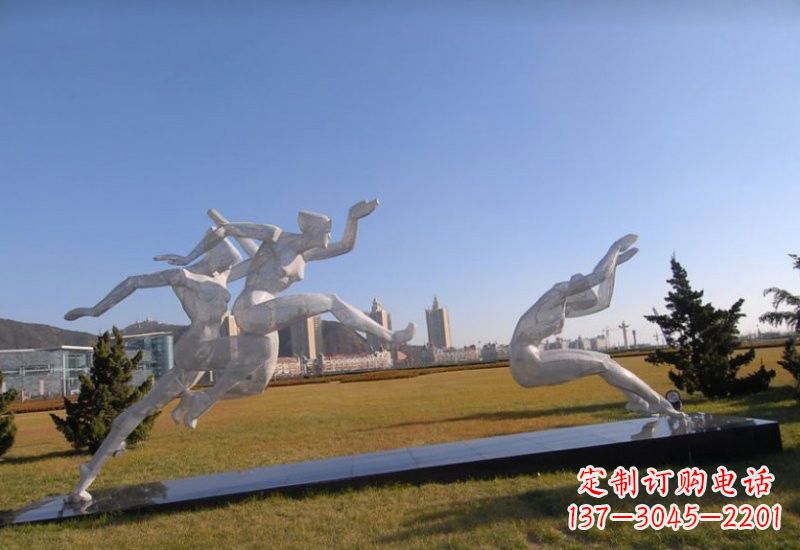 甘肃不锈钢运动员雕塑