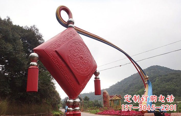 甘肃精美不锈钢拱门雕塑