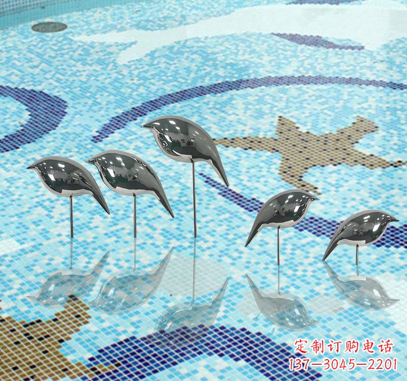 甘肃不锈钢创意鸽子雕塑展现精致美感
