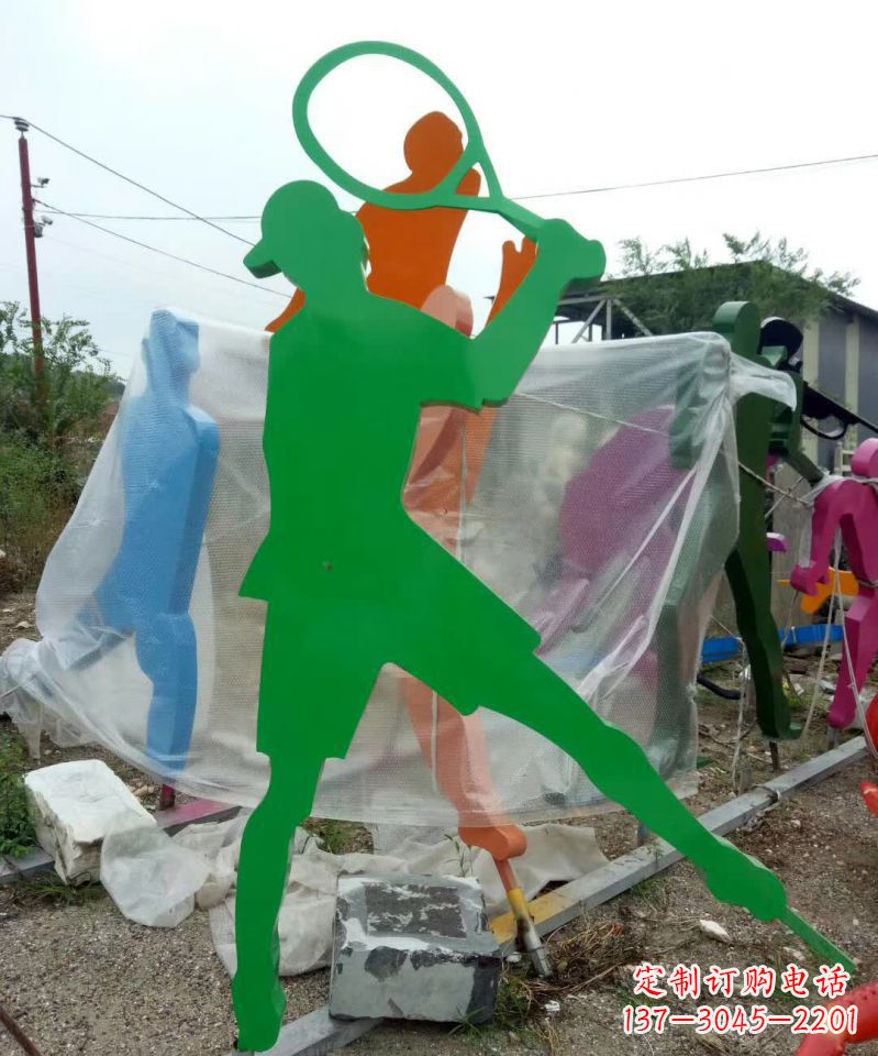 甘肃羽毛球雕塑不锈钢的艺术精灵