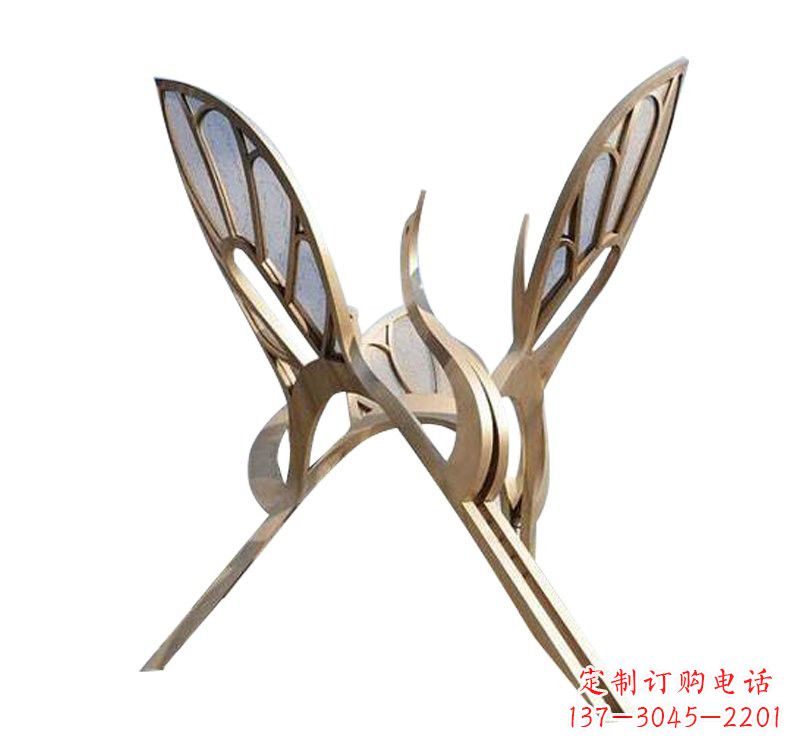 甘肃精美的不锈钢仙鹤雕塑