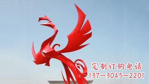 甘肃不锈钢凤凰雕塑