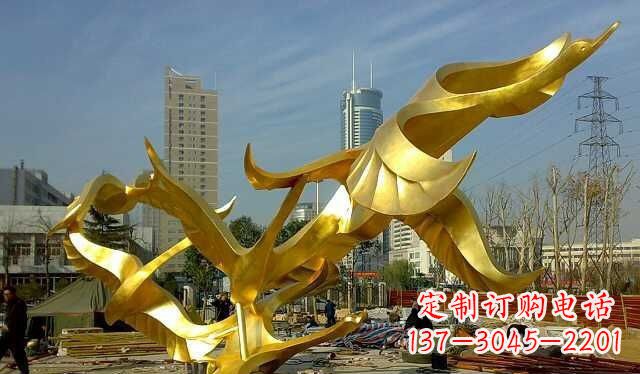 甘肃不锈钢大雁雕塑——一件传承中华文化的艺术杰作