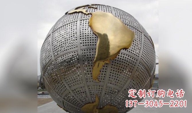 甘肃不锈钢地球雕塑传承人类文明的精神象征