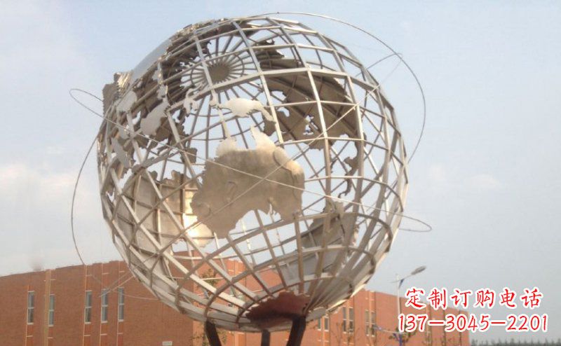 甘肃不锈钢地球雕塑——一件集美丽与坚固于一身的艺术品