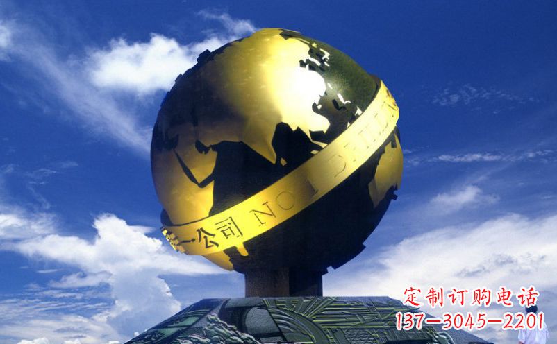 甘肃不锈钢地球雕塑传承持久的环保理念