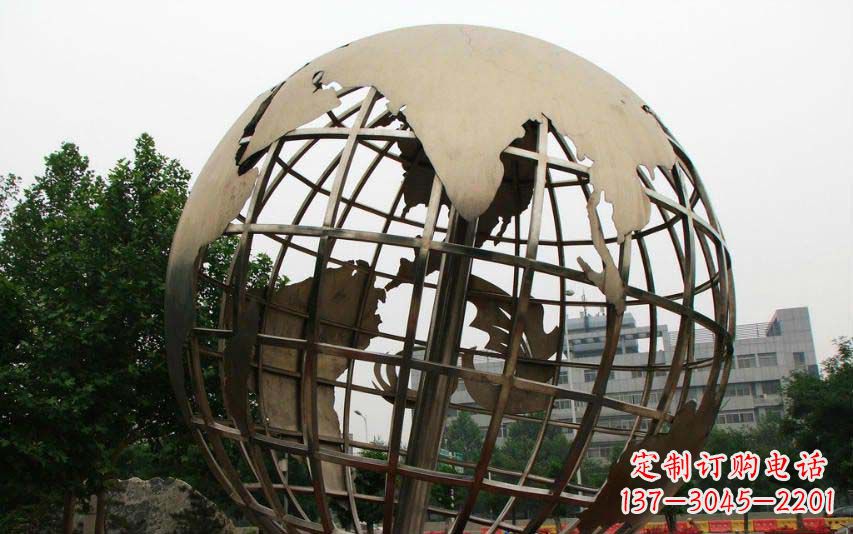 甘肃不锈钢地球雕塑精彩的艺术景观