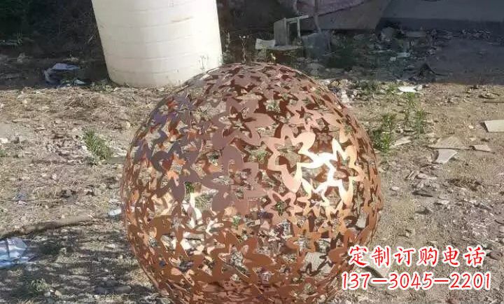 甘肃不锈钢地球仪雕塑精美的艺术装饰