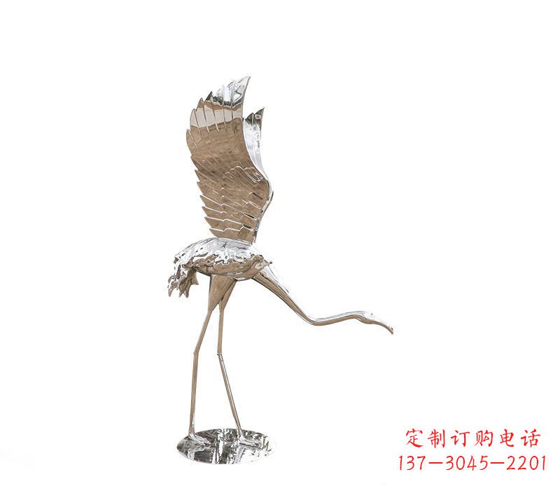 甘肃不锈钢火烈鸟雕塑灿烂耀眼的艺术之作