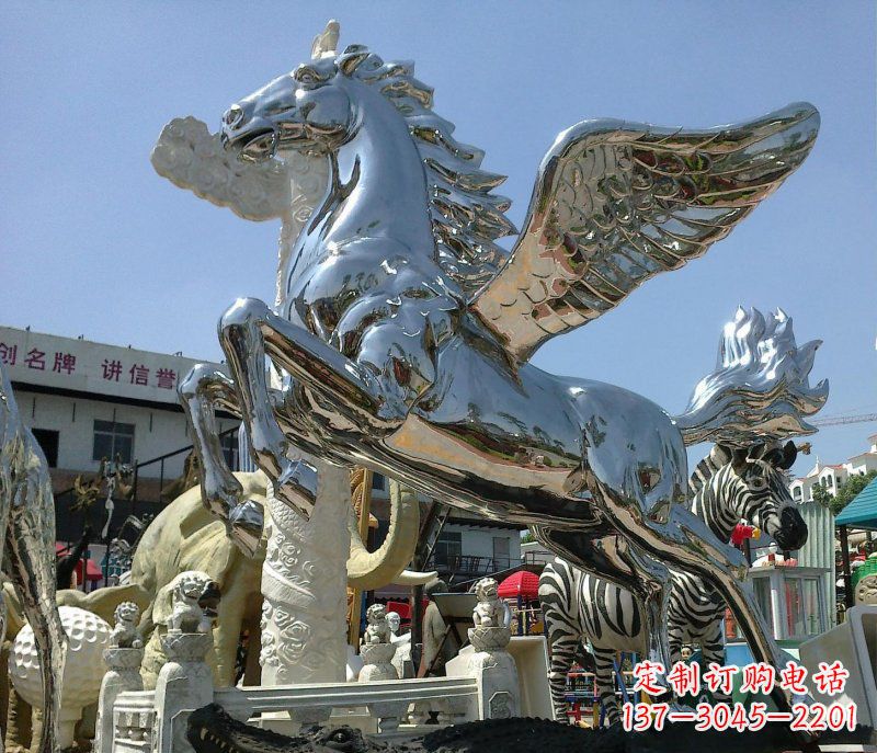 甘肃不锈钢飞马雕塑——一座令人惊叹的艺术品