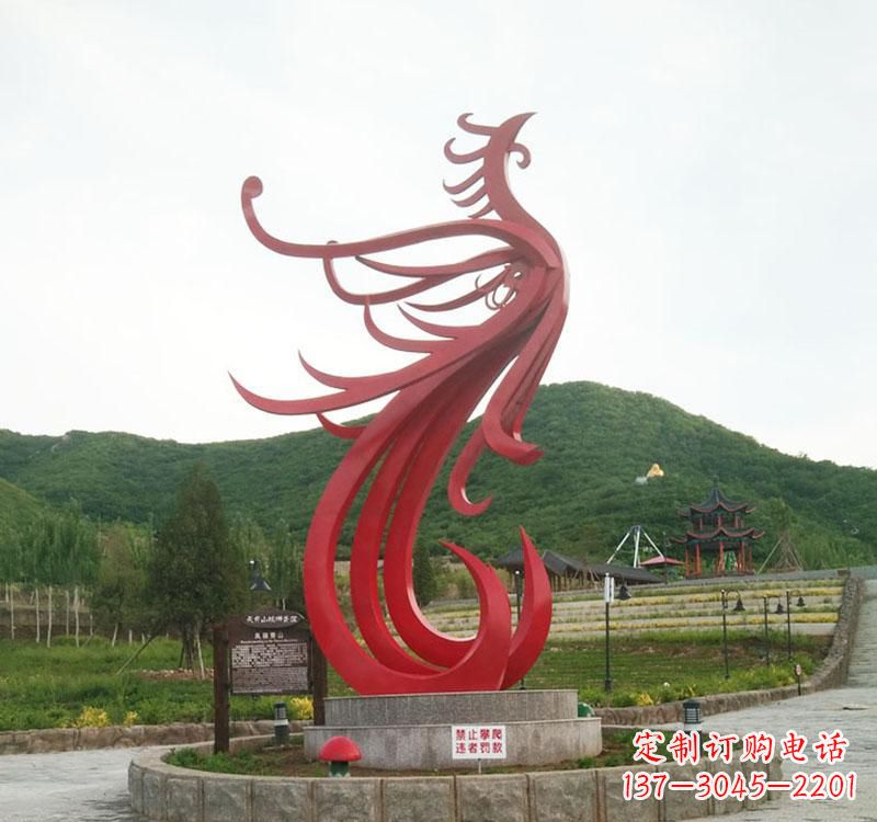 甘肃不锈钢凤凰展现古老文明的传承