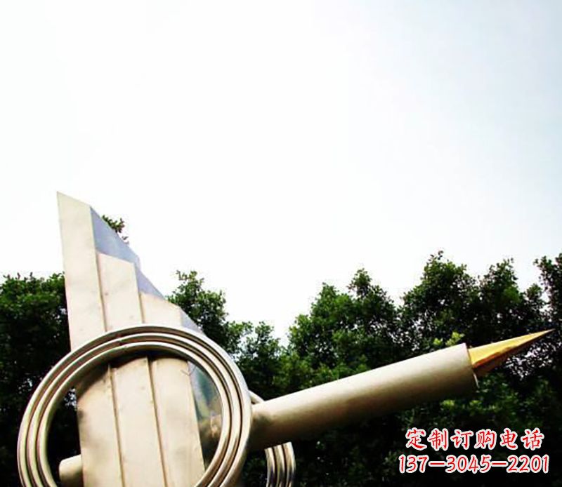 甘肃不锈钢钢笔雕塑把简单的钢笔变成艺术品