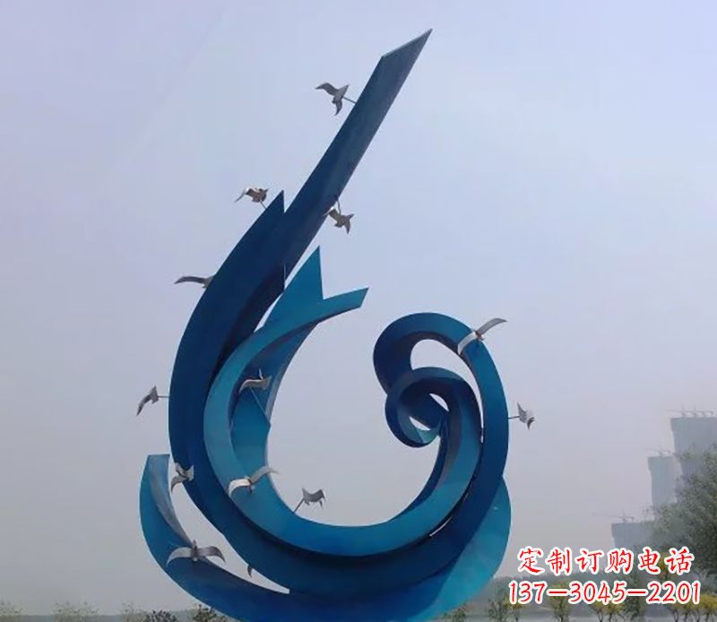 甘肃不锈钢鸽子雕塑雕刻着永恒与美丽