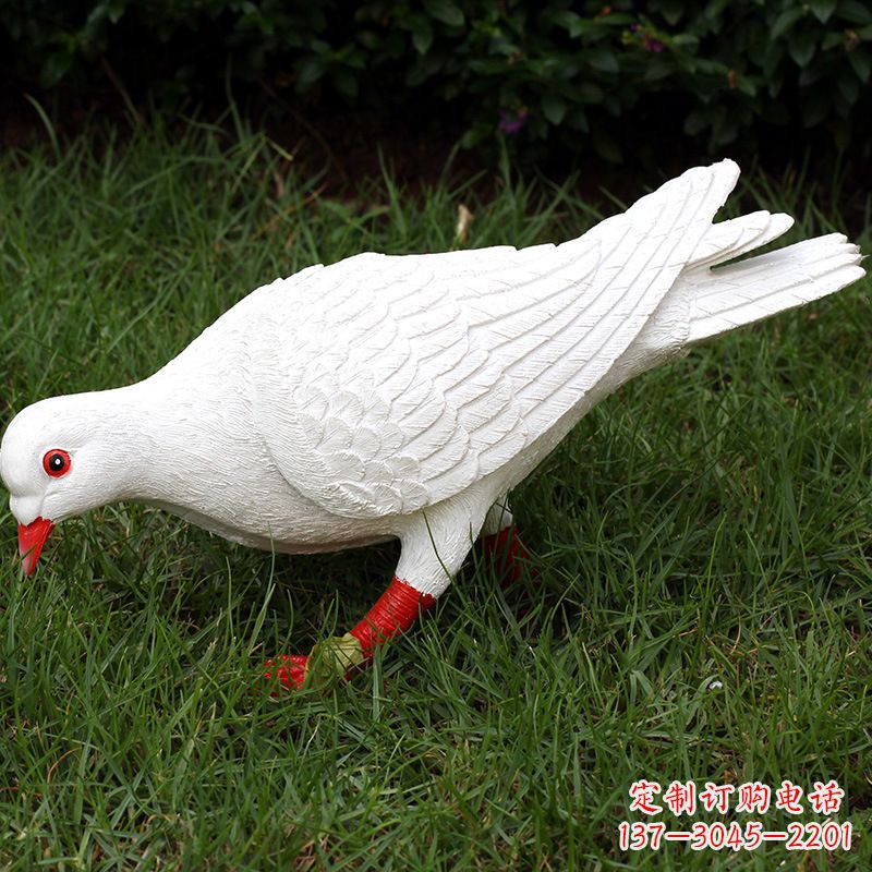 甘肃精致的不锈钢鸽子雕塑