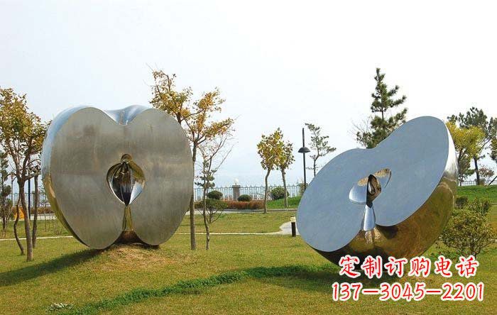 甘肃不锈钢苹果雕塑——珍贵的艺术瑰宝