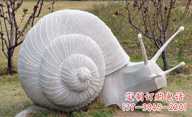 甘肃不锈钢蜗牛雕塑——让艺术与自然相结合