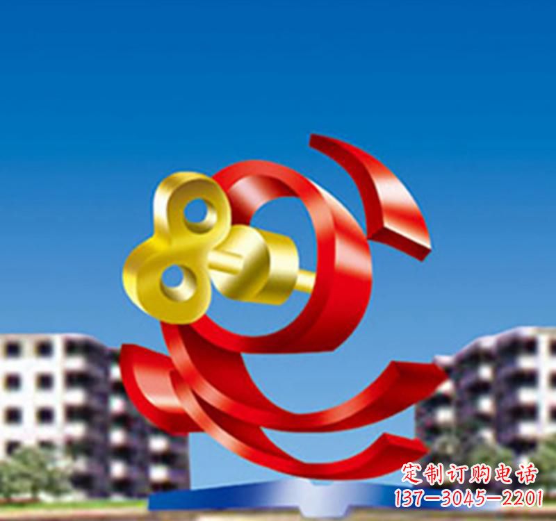 甘肃不锈钢飘带雕塑给公园景观带来独特美感