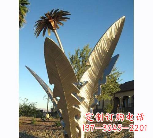 甘肃不锈钢蒲公英雕塑——点缀公园美景