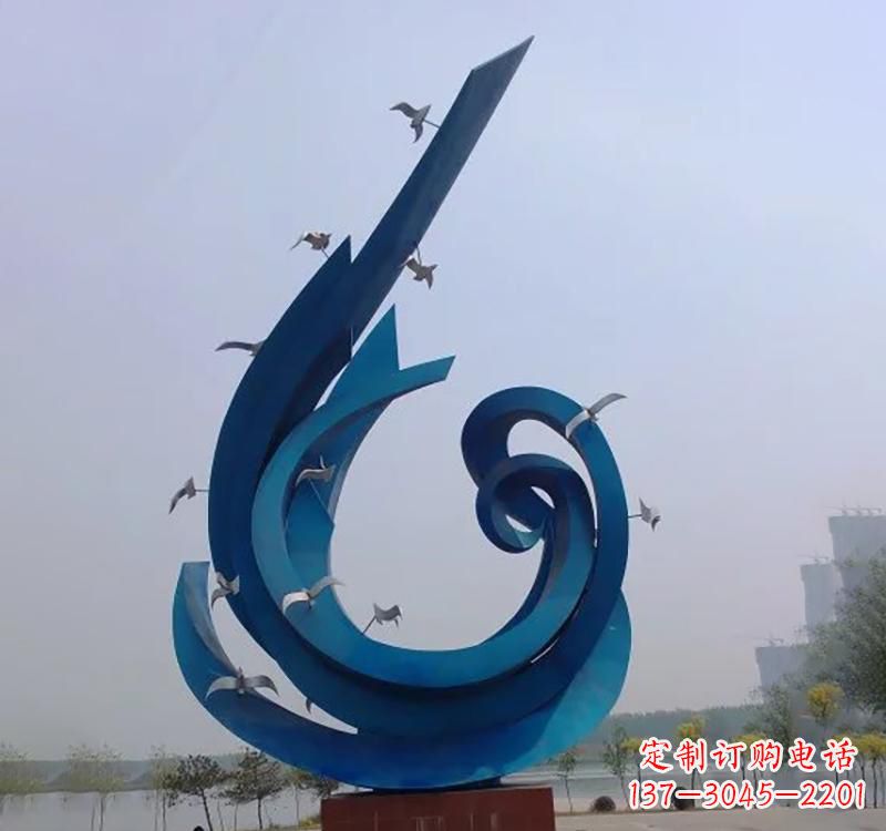 甘肃不锈钢鸽子雕塑——缔造城市新景象